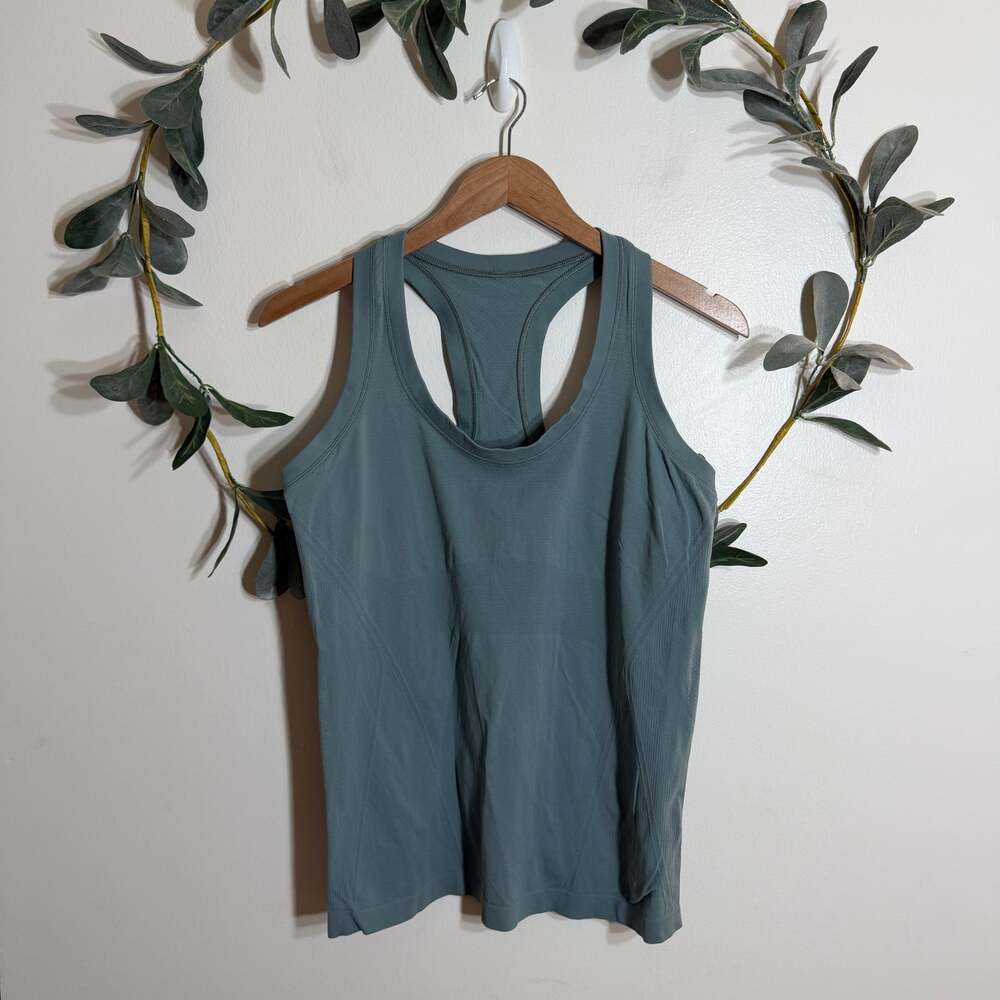 Athleta Light Green Athletic Tank